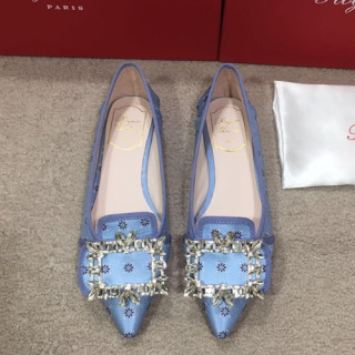 Roger Vivier 2019 Ladies Flat Shoes - 로저비비에 2019 여성용 플랫슈즈 RVS0048.Size(225 - 245).블루