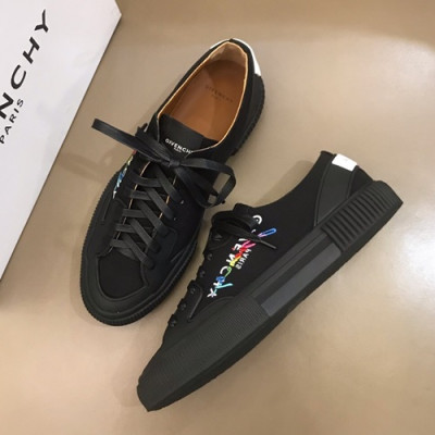 Givenchy 2019 Mens Canvas Sneakers - 지방시 2019 남성용 캔버스 스니커즈 GIVS0005,Size(240 - 270).블랙