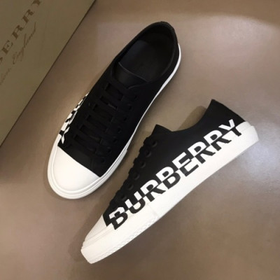 Burberry 2019 Mens Leather Sneakers - 버버리 2019 남성용 레더 스니커즈 BURS0001,Size(240 - 270).블랙