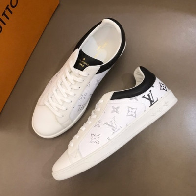Louis vuitton 2019 Mens Leather Sneakers  - 루이비통 2019 남성용 레더 스니커즈 LOUS0100,Size(240 - 270).화이트