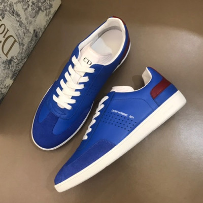 Dior Homme 2019 Mens Leather Sneakers  - 디올 옴므 2019 남성용 레더 스니커즈 DIOS0023,Size(240 - 270).블루