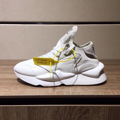 Y-3 2019 Mens Leather Sneakers - 요지야마모토 2019 남성용 레더 스니커즈 Y-3S0001,Size(240 - 270).화이트