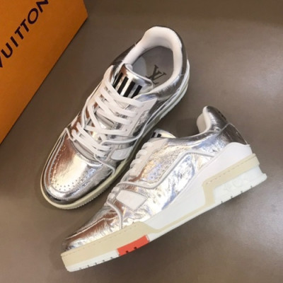 Louis vuitton 2019 Mens Leather Sneakers  - 루이비통 2019 남성용 레더 스니커즈 LOUS0132,Size(240 - 275).실버