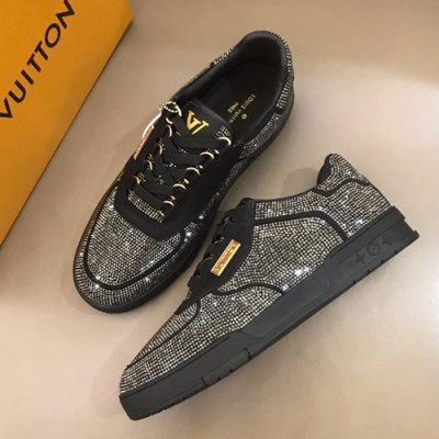 Louis vuitton 2019 Mens Leather Sneakers  - 루이비통 2019 남성용 레더 스니커즈 LOUS0134,Size(240 - 270).블랙