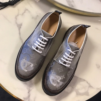 Louis vuitton 2019 Mens Leather Sneakers  - 루이비통 2019 남성용 레더 스니커즈 LOUS0137,Size(240 - 270).그레이
