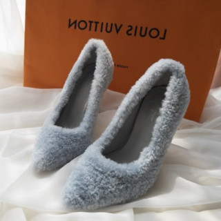 Louis Vuitton 2019 Ladies Wool Pumps High Heel - 루이비통 2019 여성용 울 펌프스 하이힐 LOUS0170.Size(225 - 255).그레이