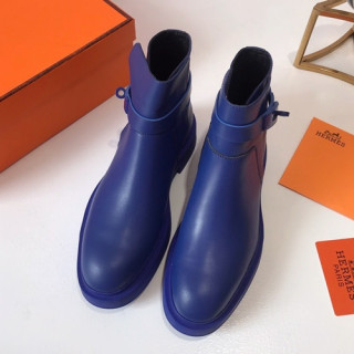 Hermes  2019 Ladies Leather Boots - 에르메스 2019 여성용 레더 부츠 HERS0135,Size(225-250),블루