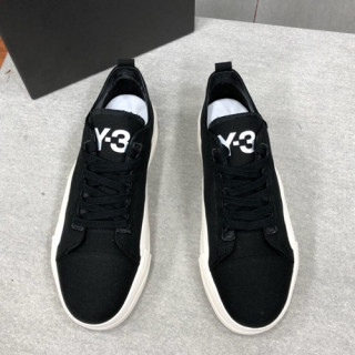 Y-3 2019 Mens Canvas Sneakers - 요지야마모토 2019 남성용 캔버스 스니커즈 Y-3S0016,Size(245 - 270).블랙