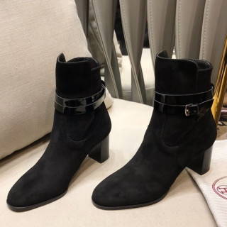 Hermes  2019 Ladies High Heel Ankle Boots - 에르메스 2019 여성용 하이힐 앵글 부츠 HERS0188,Size(225-250),블랙