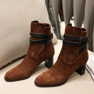 Hermes  2019 Ladies High Heel Ankle Boots - 에르메스 2019 여성용 하이힐 앵글 부츠 HERS0189,Size(225-250),브라운