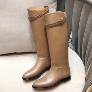 Hermes  2019 Ladies Leather Boots - 에르메스 2019 여성용 레더 부츠 HERS0200,Size(225-250),카멜베이지