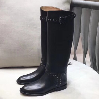 Hermes  2019 Ladies Leather Boots - 에르메스 2019 여성용 레더 부츠 HERS0201,Size(225-250),블랙