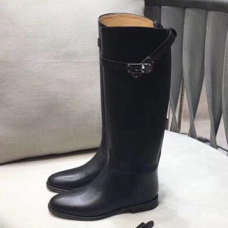 Hermes  2019 Ladies Leather Boots - 에르메스 2019 여성용 레더 부츠 HERS0205,Size(225-250),블랙