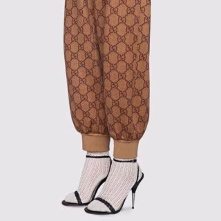 Gucci 2019 Ladies Leather High Heel Sandal - 구찌 2019 여성용 레더 하이힐 샌들, GUCS0227.Size(225 -  250).블랙