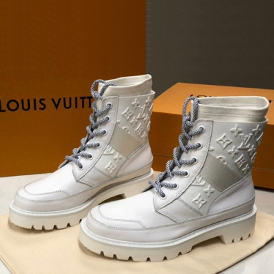 Louis vuitton 2019 Ladies Leather Boots Sneakers - 루이비통 2019 여성용 레더 부츠 스니커즈,LOUS0258,Size(225 - 245).화이트