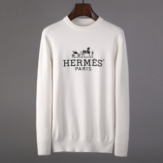 Hermes 2019 Mens Wool Round Sweater - 에르메스 2019 남성 울 라운드 스웨터 Her0318x.Size(m - 3xl).아이보리