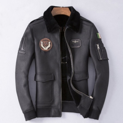 Armani 2019 Mens Logo Casual Leather Jacket - 알마니 2019 남성 로고 캐쥬얼 가죽자켓 Arm0296x.Size(m - 3xl).블랙