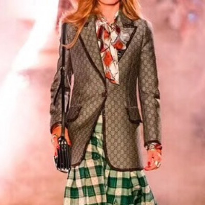 Gucci 2019 Womens Casual Suit Jacket - 구찌 2019 여성 캐쥬얼 슈트자켓 Guc01404x.Size(s - l).브라운