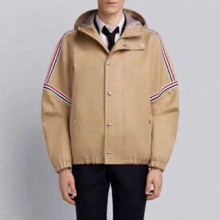 Thom Browne 2019 Mens Casual Leather Jacket - 톰브라운 2019 남성 캐쥬얼 가죽 자켓 Thom0350x.Size(m - 3xl).카멜