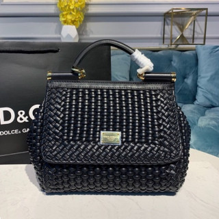 Dolce&Gabbana 2019 Tote Shoulder Bag ,26CM - 돌체 앤 가바나 2019 여성용 토트 숄더백 DGB0233,26cm,블랙