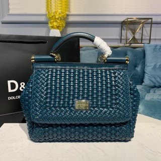 Dolce&Gabbana 2019 Tote Shoulder Bag ,26CM - 돌체 앤 가바나 2019 여성용 토트 숄더백 DGB0234,26cm,블루
