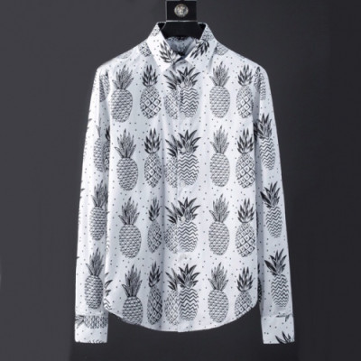 Prada 2019 Mens Casual Logo Cotton Shirt - 프라다 2019 남성 캐쥬얼 로고 코튼 셔츠 Pra0780x.Size(m - 3xl).화이트