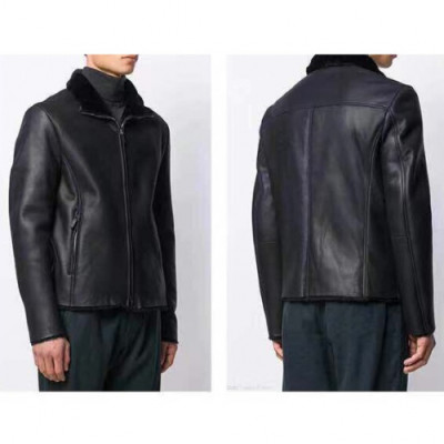 Armani 2019 Mens Casual Leather Jacket - 알마니 2019 남성 캐쥬얼 가죽 자켓 Arm0378x.Size(m - 3xl).블랙