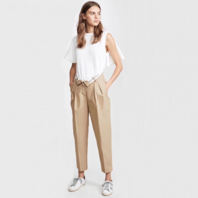 [매장판]Alexsander Wang 2019 Womens Casual Cotton Pants - 알렉산더왕 2019 여성 캐쥬얼 코튼 팬츠 Alw0029x.Size(s- l).2컬러(블랙/베이지)