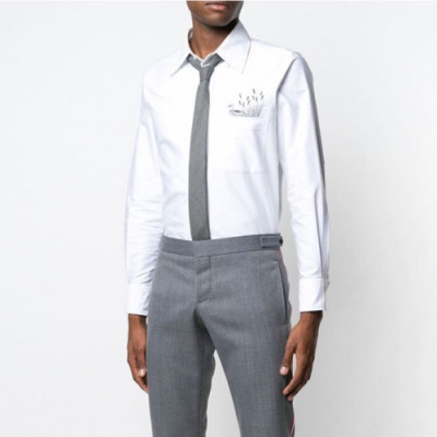 Thom Browne 2019 Mens Strap Cotton Shirt - 톰브라운 2019 남성 스트랩 코튼 셔츠 Thom0387x.Size(s - 2xl).화이트