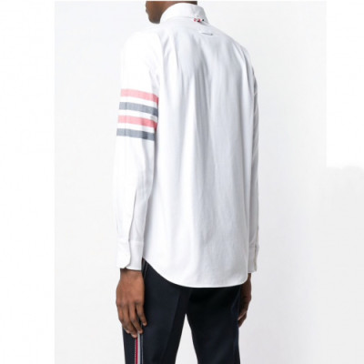 Thom Browne 2019 Mens Strap Cotton Shirt - 톰브라운 2019 남성 스트랩 코튼 셔츠 Thom0389x.Size(s - 2xl).화이트