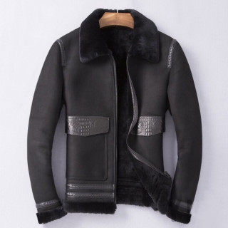 Bottega Veneta 2019 Mens Business Leather Suit Jacket - 보테가베네타 2019 남성 비지니스 가죽 슈트 자켓 Bot0087x.Size(l - 4xl).블랙