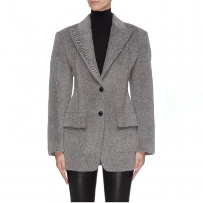 [매장판]Alexsander Wang 2019 Womens Wool Suit Jacket - 알렉산더왕 2019 여성 울 슈트 자켓 Alw0037x.Size(s - l).그레이