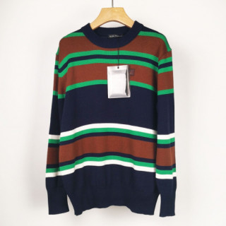 Acne 2019 Mm/Wm Patch Point Wool Sweater - 아크네 2019 남자 패치 포인트 울 스웨터 Acn0038x.Size(s - l).네이비