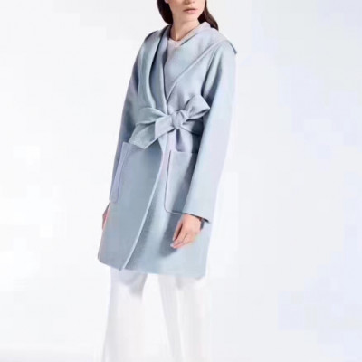 [매장판]Maxmara 2019 Ladies Business Cashmere Coat - 막스마라 2019 여성 비지니스 캐시미어 코트 Max0030x.Size(s - l).스카이블루