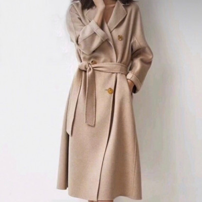 [매장판]Maxmara 2019 Ladies Business Cashmere Coat - 막스마라 2019 여성 비지니스 캐시미어 코트 Max0032x.Size(s - l).베이지