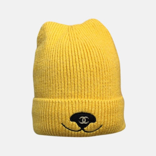 Chanel 2019 Ladies Knit Cap - 샤넬 2019 여성용 니트 모자 CHAM0023, 옐로우