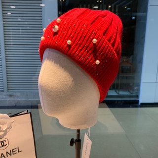 Chanel 2019 Ladies Knit Cap - 샤넬 2019 여성용 니트 모자 CHAM0052, 레드