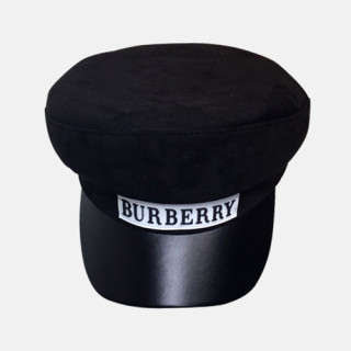 Burberry 2019 Ladies Suede Cap - 버버리 2019 여성용 스웨이드 모자 BURM0012, 블랙