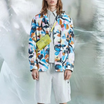 Dior 2019 Mens Business Basic Cotton Suit Jacket - 디올 2019 남성 비지니스 베이직 코튼 슈트 자켓 Dio0453x.Size(s - xl).블루