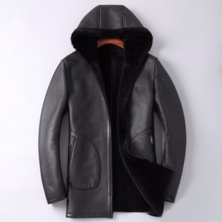 Burberry 2019 Mens Casual Leather Jacket - 버버리 2019 남성 캐쥬얼 가죽 자켓 Bur01694x.Size(l - 4xl).블랙
