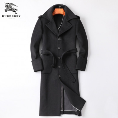 Burberry 2019 Mens Business Vintage Cashmere Coat - 버버리 2019 남성 비지니스 캐시미어 코트 Bur01724x.Size(m - 3xl).블랙
