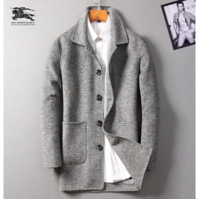[버버리]Burberry 2019 Mens Business Vintage Wool Coats - 버버리 2019 남성 비지니스 빈티지 울 코트 Bur01744x.Size(m - 3xl).그레이