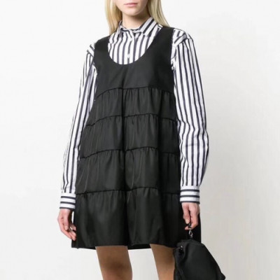 Prada 2019 Ladies Trendy Nylon One-pieces - 프라다 2019 여성 트렌디 나일론 원피스 Pra0885x.Size(s - l).블랙