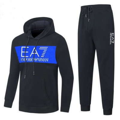 [알마니]Emporio Armani 2020 Mens Cotton Training Clothes&Pants - 알마니 2020 남성 코튼 트레이닝복&팬츠 Arm0542x.Size(m - 3xl).블랙