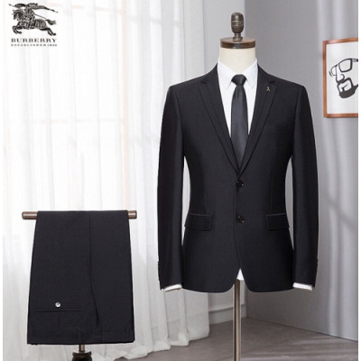 [버버리]Burberry 2020 Mens Business Cotton Suit Jackets&Slacks - 버버리 2020 남성 비지니스 코튼 슈트 자켓&슬랙스 Bur01858x.Size(s - 2xl).블랙