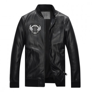 [버버리]Burberry 2020 Mens Casual Leather Jackets - 버버리 2020 남성 캐쥬얼 가죽 자켓 Bur01894x.Size(m - 3xl).블랙