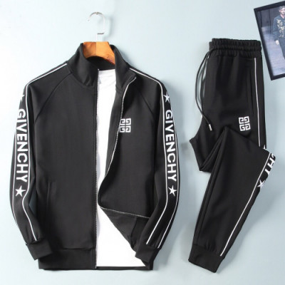 Givenchy 2020 Mens Casual Logo Silket Training Clothes&Pants  -지방시 2020 남성 캐쥬얼 로고 실켓 트레이닝복&팬츠.Giv0284x.Size(m - 3xl).블랙