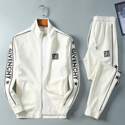 Givenchy 2020 Mens Casual Logo Silket Training Clothes&Pants  -지방시 2020 남성 캐쥬얼 로고 실켓 트레이닝복&팬츠.Giv0285x.Size(m - 3xl).화이트