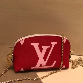 Louis Vuitton 2019 Monogram PVC Pouch Chain Shoulder Cross Bag ,19cm - 루이비통 2019 모노그램 PVC 파우치 체인 숄더 크로스백 M67694,LOUB1919,19cm,레드