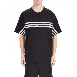 [요지야마모토]Y-3 2019 Mm/Wm Logo Basic Cotton Short Sleeved Tshirts - 요지야마모토 2019 남자 로고 베이직 코튼 반팔티 Y3/0050x.Size(s - xl).블랙